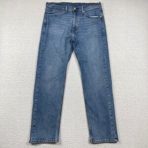 Levi's 505 Regular Fit Jeans Mens 34x30 Blue Medium Wash Straight Leg 00505-2669